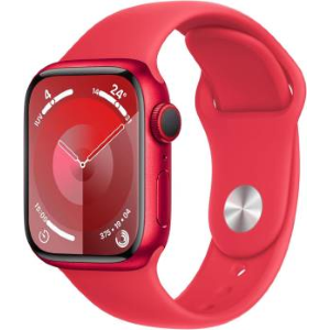 Apple Watch Serie 9 Cell 41mm Aluminium (PRODUCT)Red Sport Band (PRODUCT)Red S/M MRY63QL/A