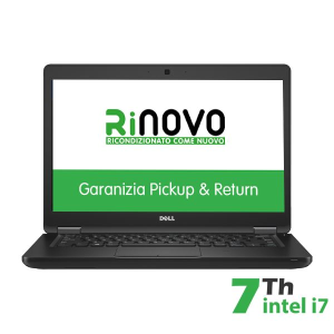 DELL-RINOVO NOTEBOOK DELL LATITUDE E5480 INTEL CORE I7-7 GEN. 14" 8GB 240GB SSD WINDOWS 10 PRO - RICONDIZIONATO - GAR. 12 MESI (RN42622001)- PICK & RETURN