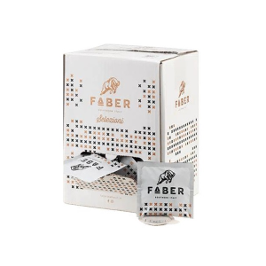 FABER CIALDA MONODOSE DI CAFFE' TOSTATO - MISCELA NERA LIGHT CREAM - 50PZ