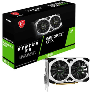 MSI SCHEDA VIDEO GEFORCE GTX 1650 D6 VENTUS XS OCV3 4 GB GDDR6 (V812-003R)