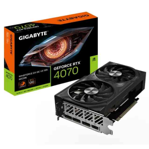 GIGABYTE SCHEDA VIDEO GEFORCE RTX 4070 WINDFORCE 2X OC V2 12GB (GV-N4070WF2OCV2-12GD)