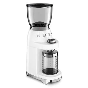 SMEG MACINACAFFE' 50' STYLE BIANCO ACCIAIO INOX (CGF01WHEU)