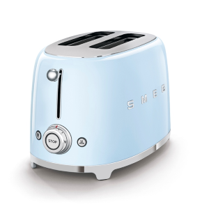 SMEG TOSTAPANE TSF01PBEU - 2 SLOT - ESTETICA 50'S STYLE - AZZURRO LUCIDO