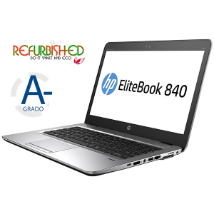 HP NOTEBOOK ELITEBOOK 840 G3 INTEL CORE I5-6300U 14" WINDOWS COA - RICONDIZIONATO - GAR. 6 MESI - GRADO A/A-